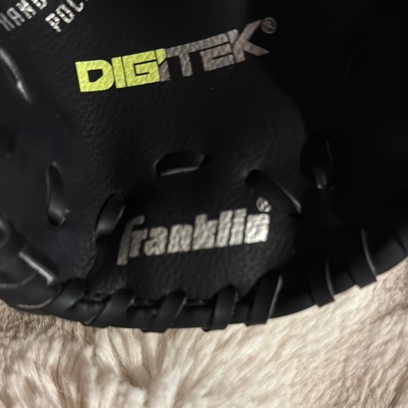 Franklin Black and Yellow Digitek Baseball Glove - Picture 5 of 6